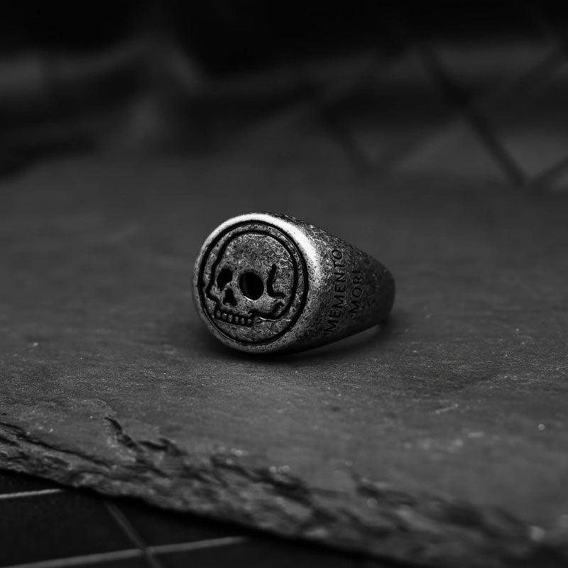 Memento Mori Relic Skull Ring