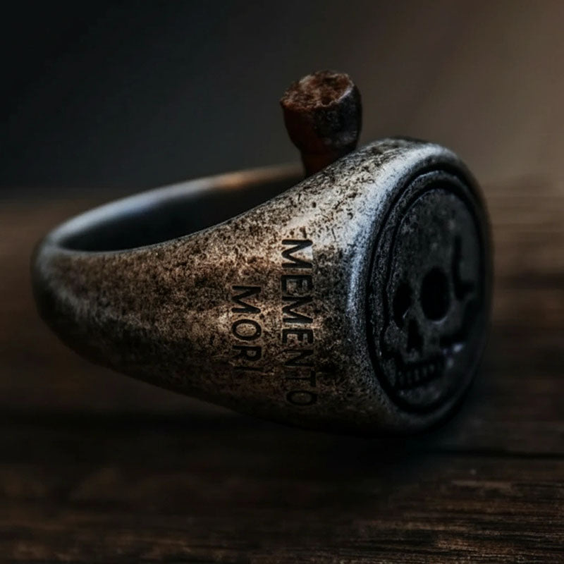 Memento Mori Relic Skull Ring