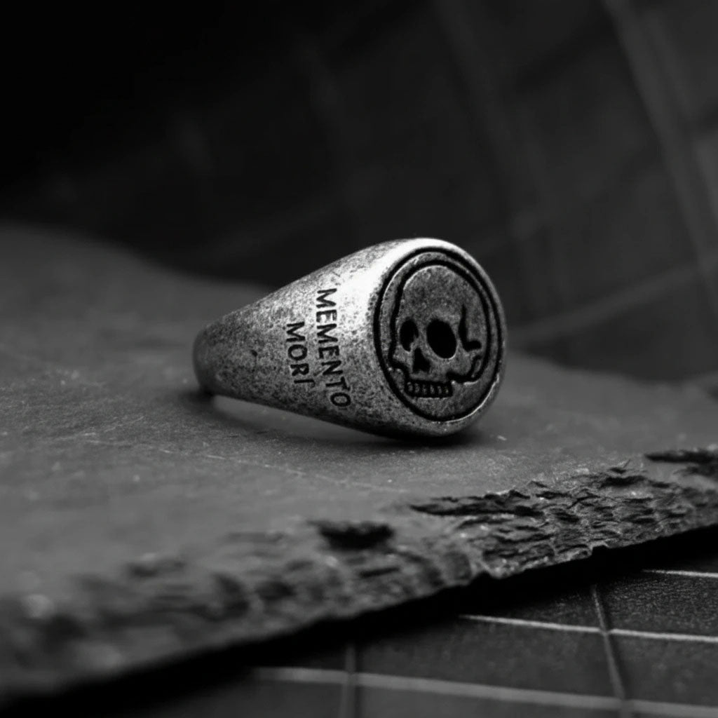 Memento Mori Relic Skull Ring