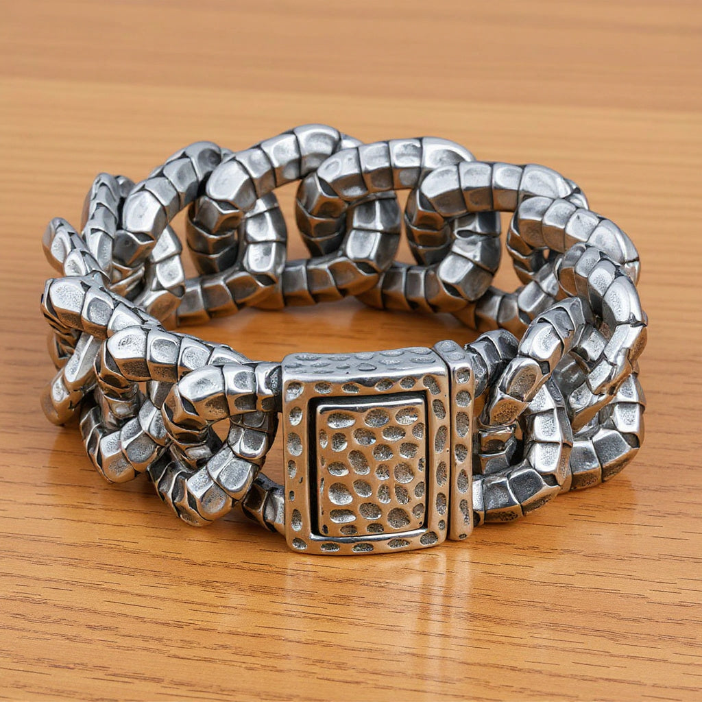 Serpent Coil Bracelet - 24cm Length