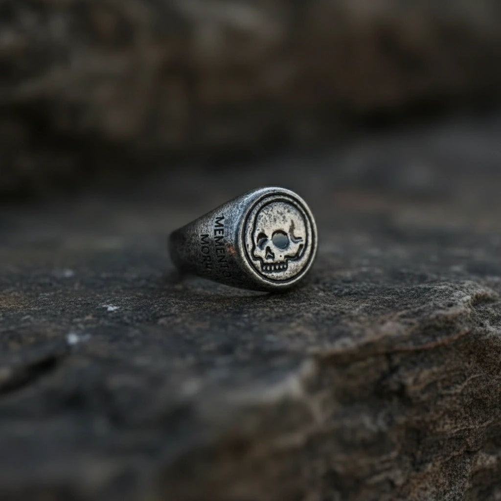 Memento Mori Relic Skull Ring