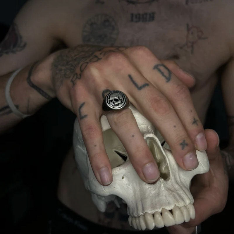 Memento Mori Relic Skull Ring