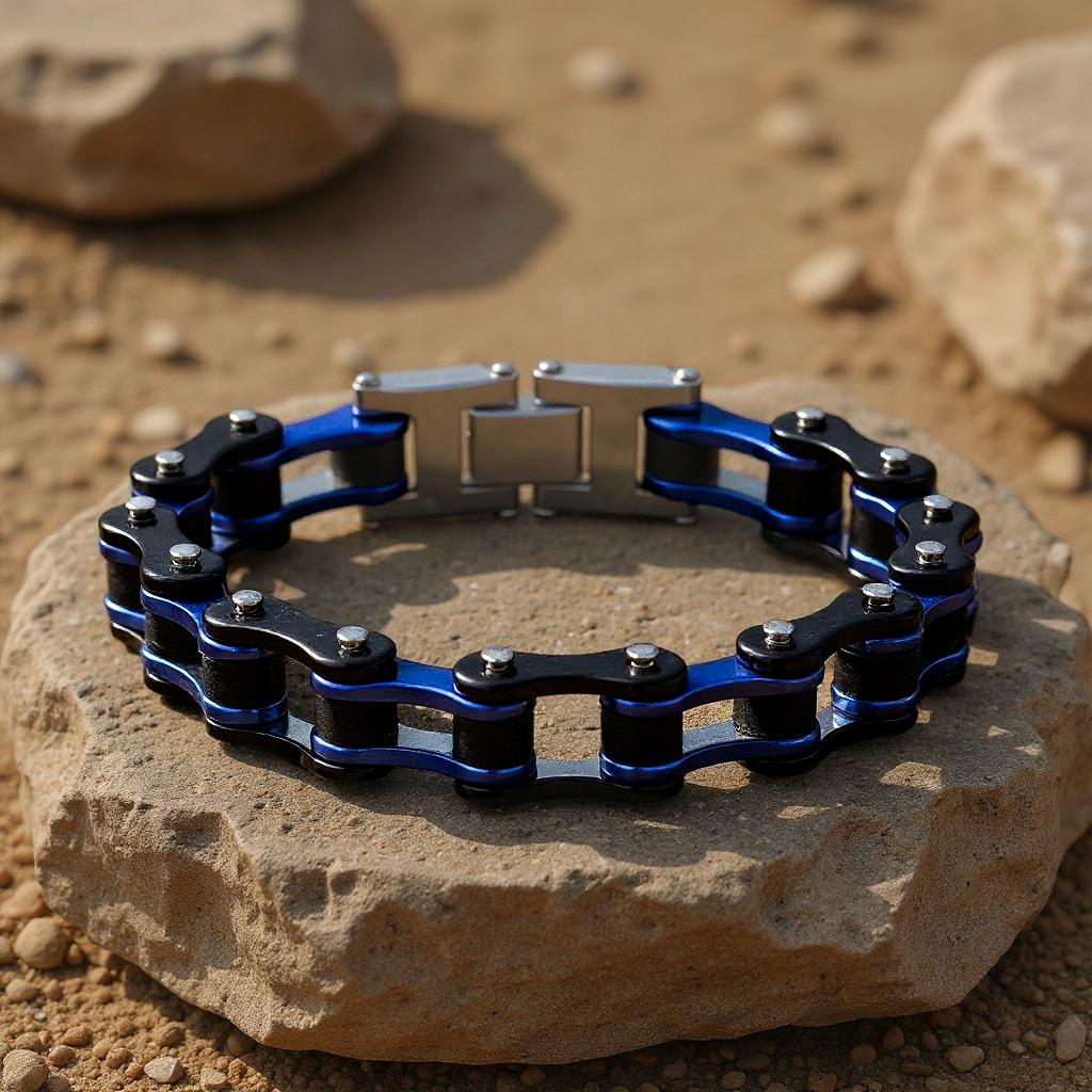 Road Warrior Biker Chain Bracelet
