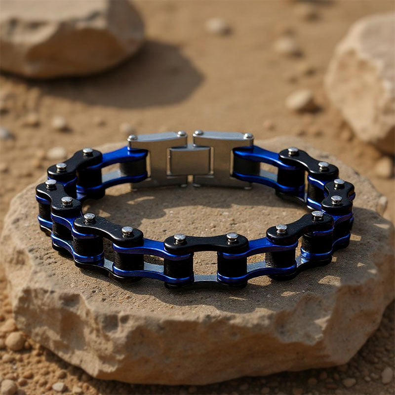 Road Warrior Biker Chain Bracelet