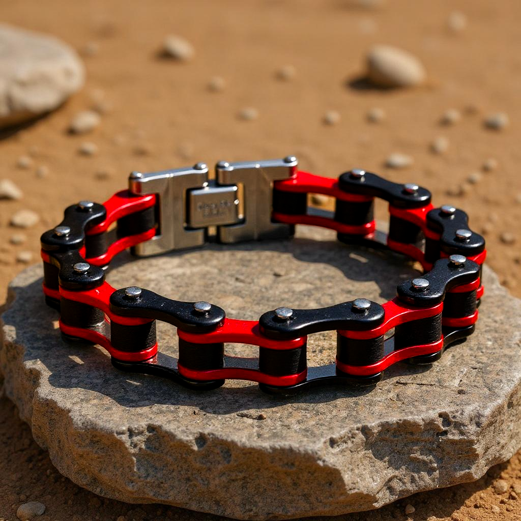 Road Warrior Biker Chain Bracelet