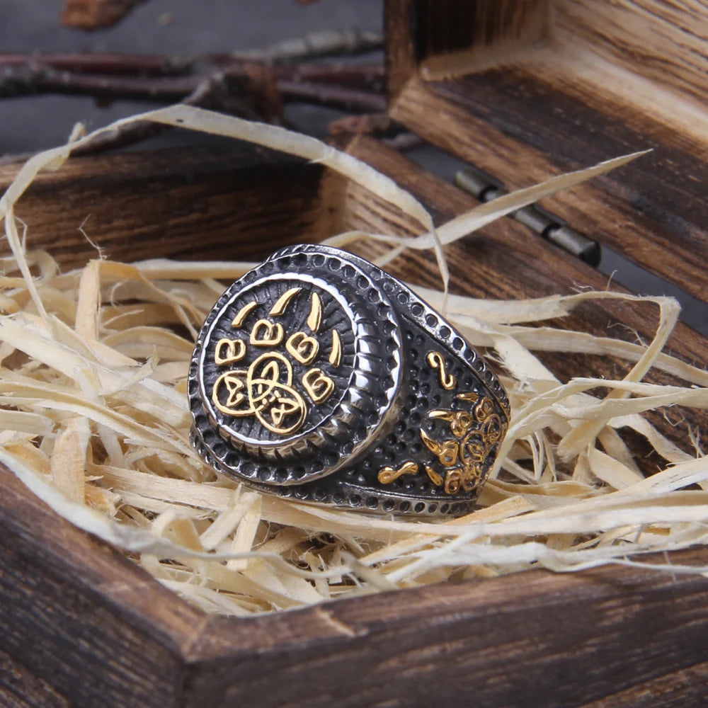 Veles Bear Paw Talisman Ring
