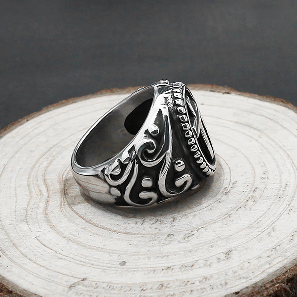 Vintage Christian Cross Ring