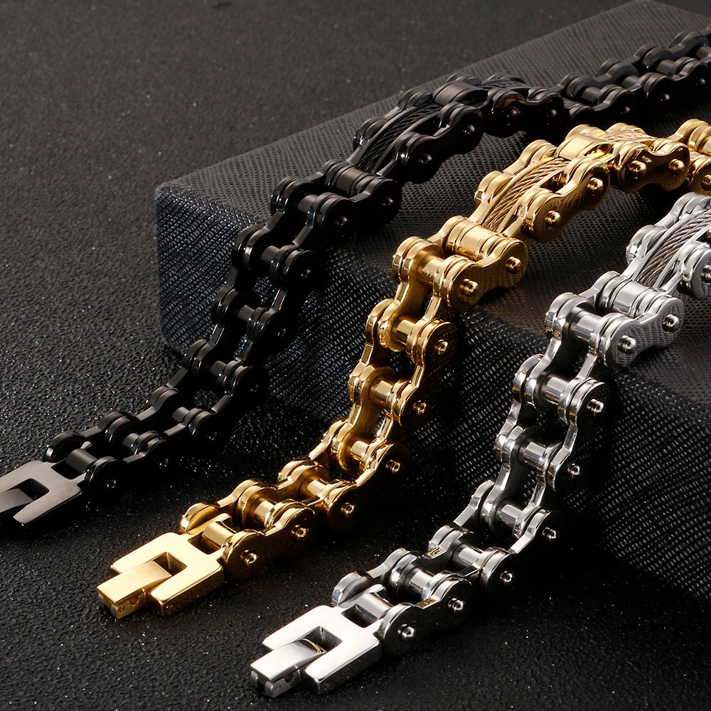 Motorcycle Chain Rope Bracelet