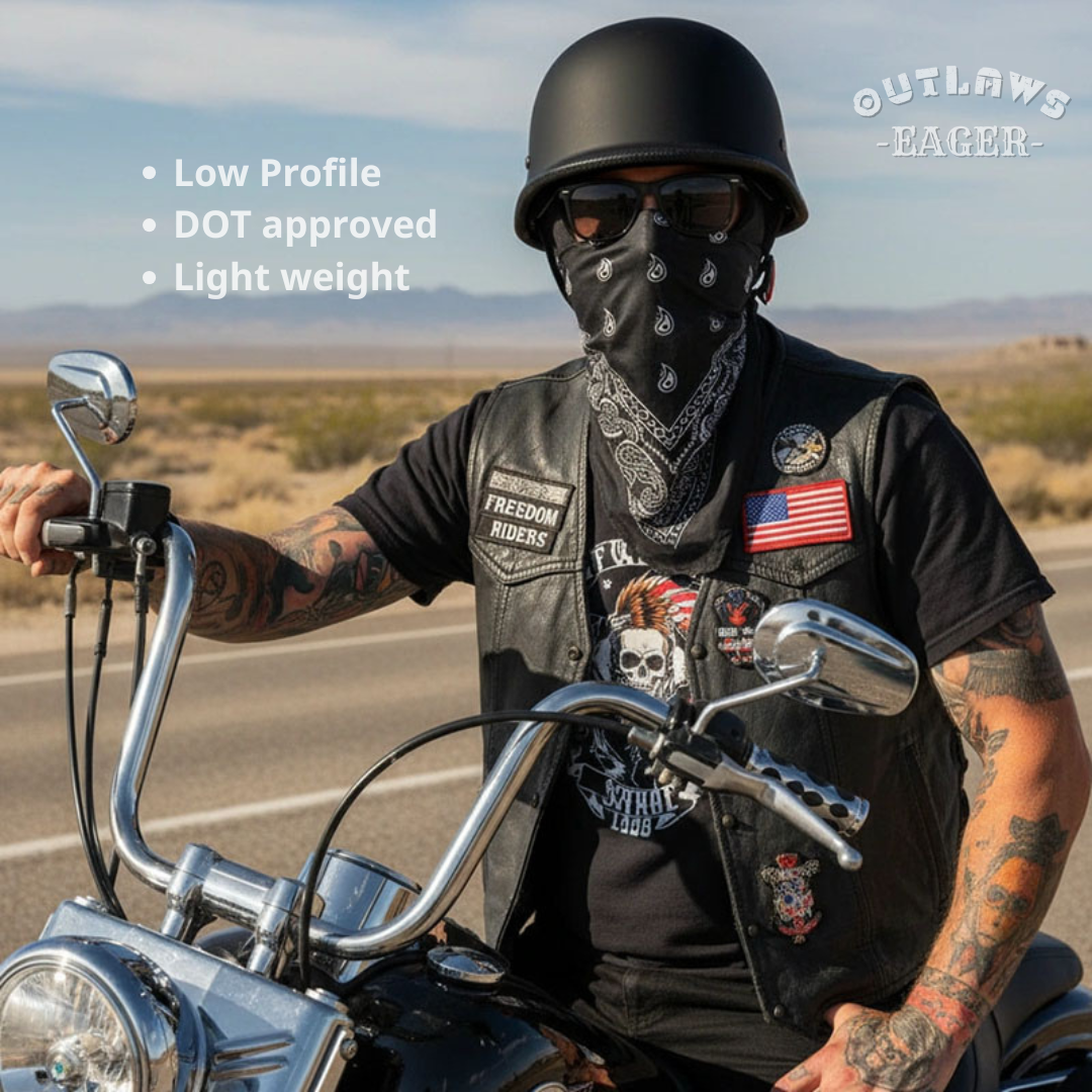 German Vintage Half Helmet | DOT Approved
