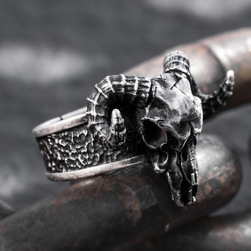 Hellram Skull Ring