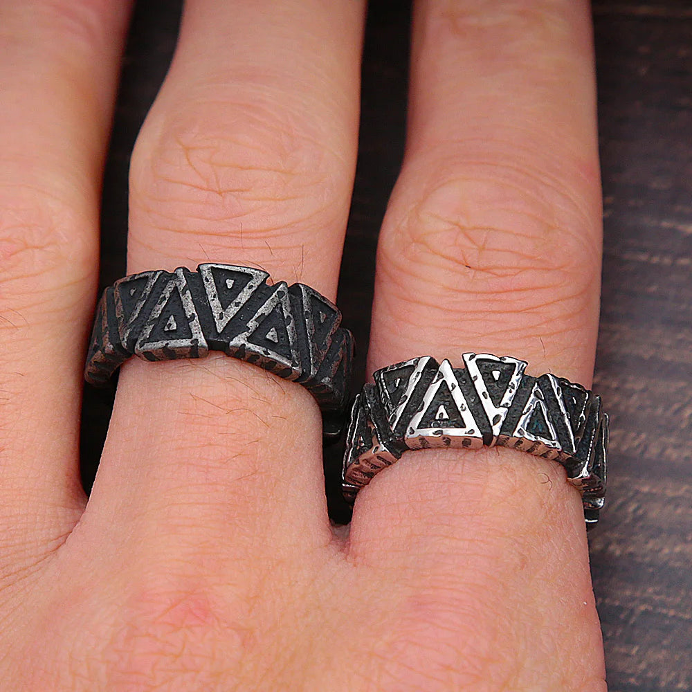 Viking Valknut Amulet Ring