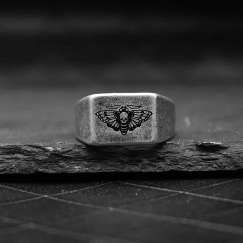 Death Moth Ring