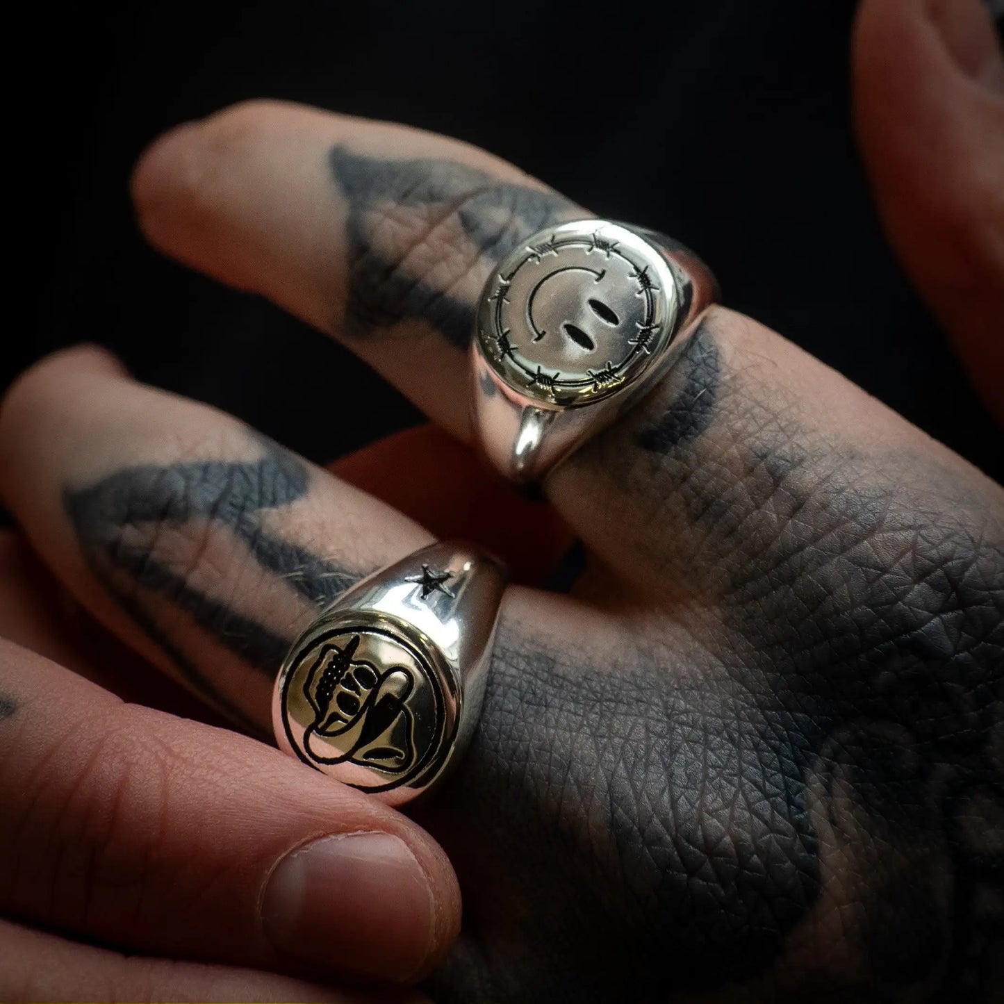 Sheriff Skull Ring