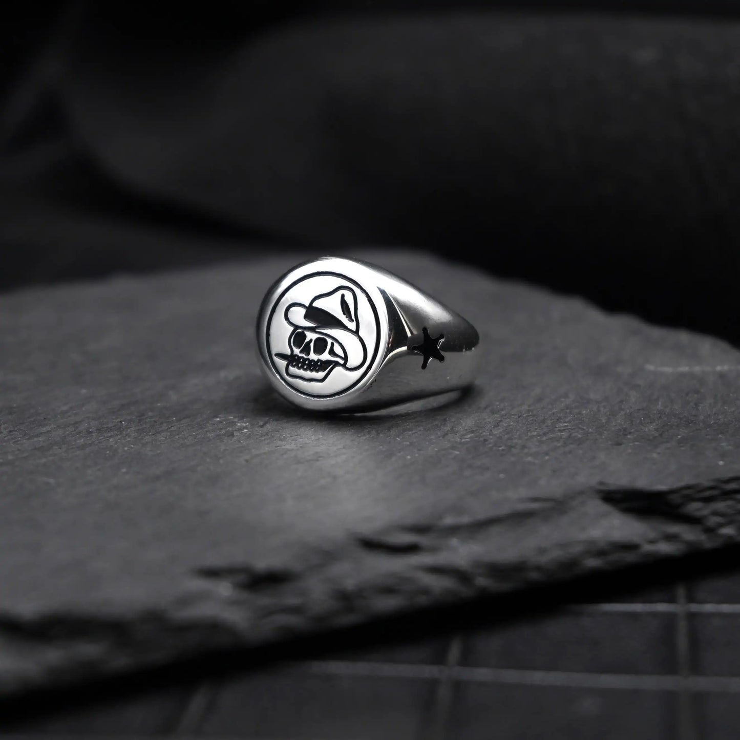 Sheriff Skull Ring