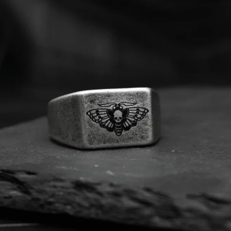 Death Moth Ring