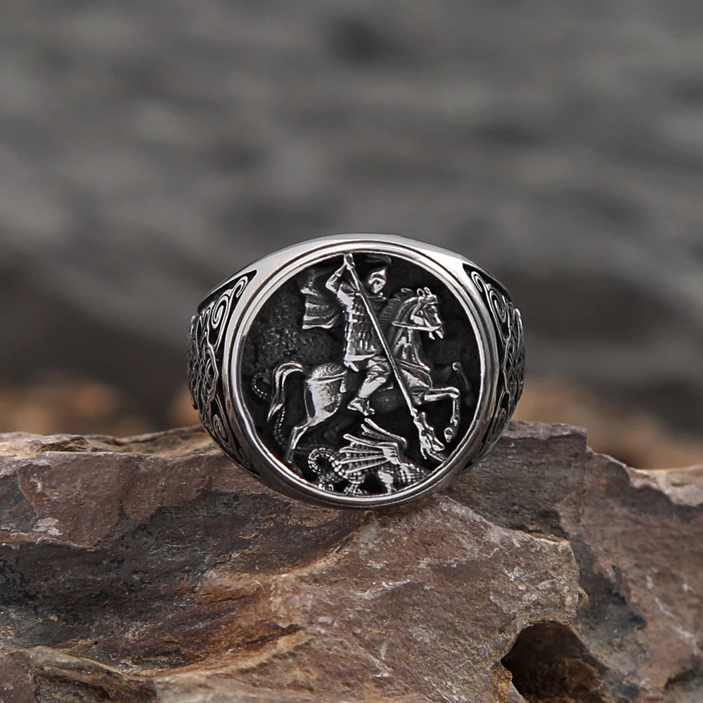 Punk Knight Celtic Ring