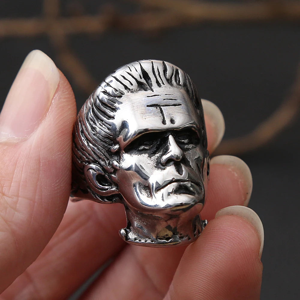 Frankenstein Skull Ring