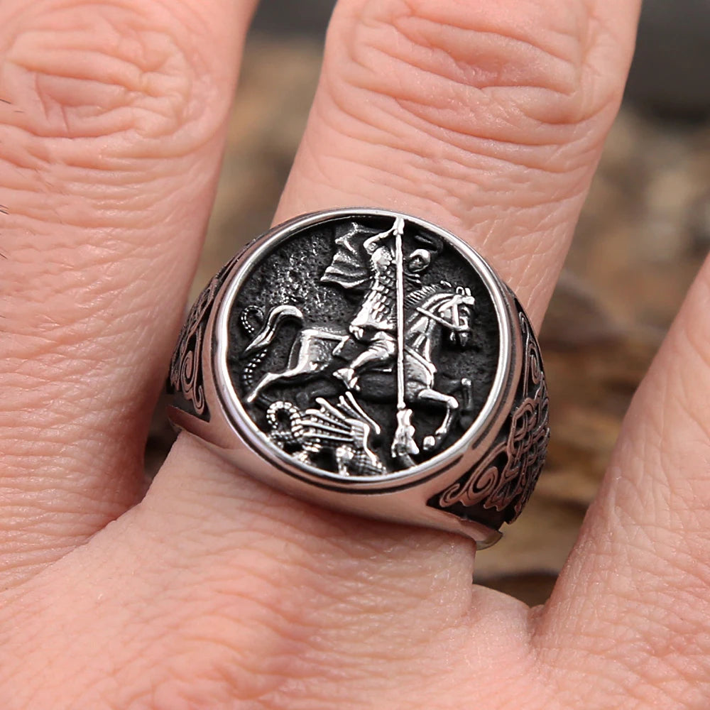 Punk Knight Celtic Ring