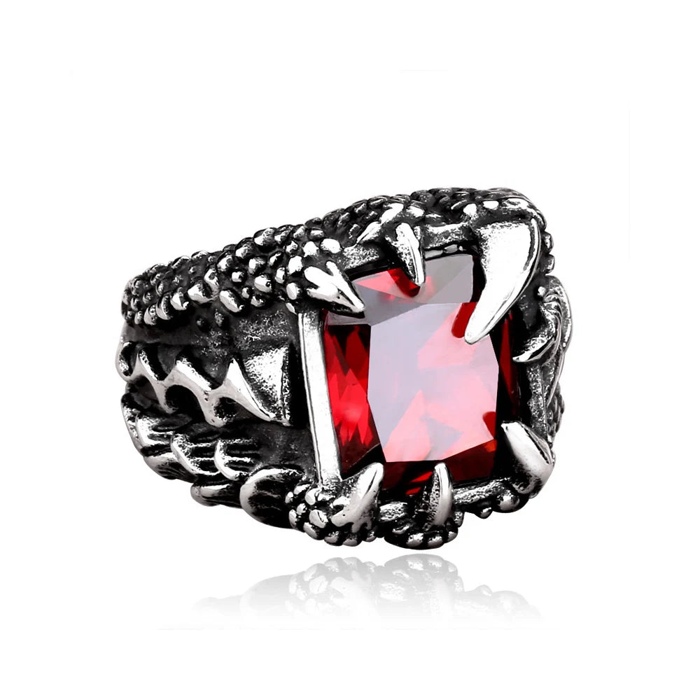 Dragon Claw Stone Ring