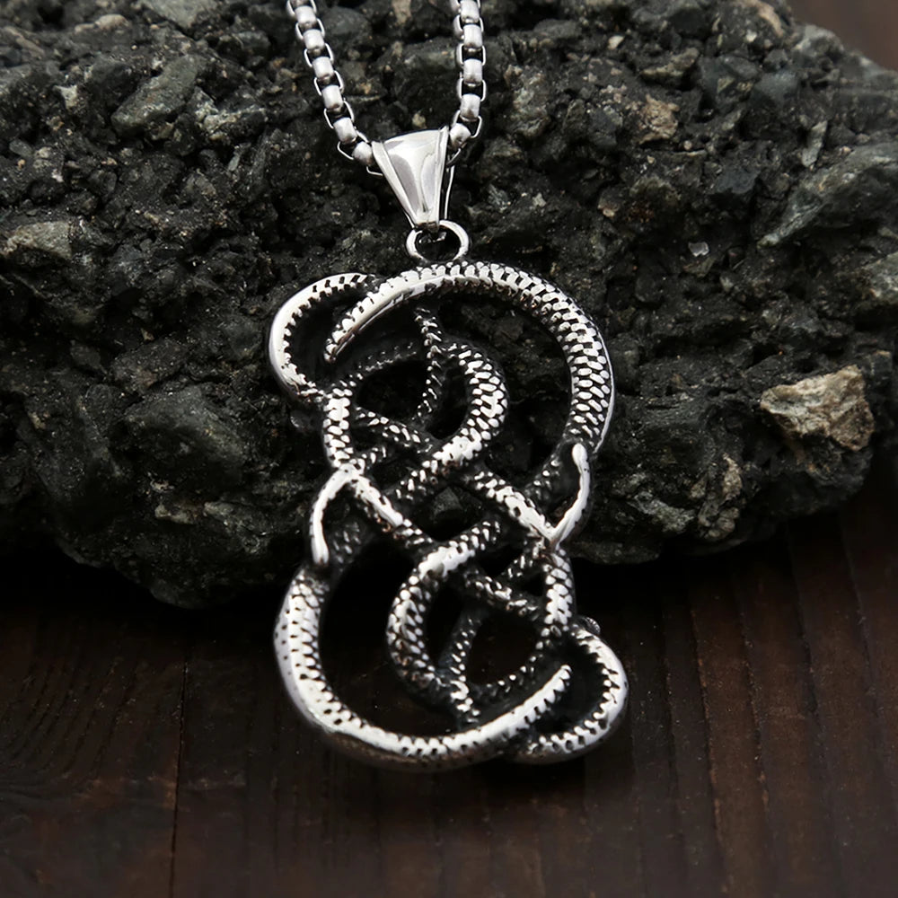 Loki Double Dragon Necklace