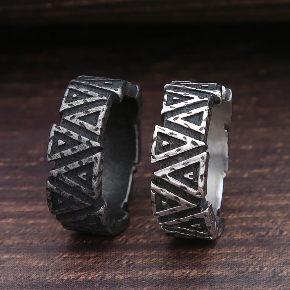 Viking Valknut Amulet Ring