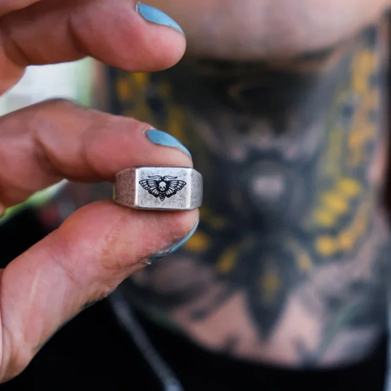 Death Moth Ring