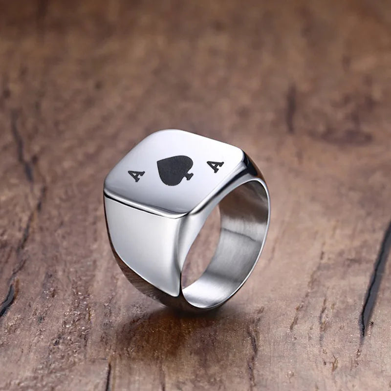 Ace of Spades Poker Ring