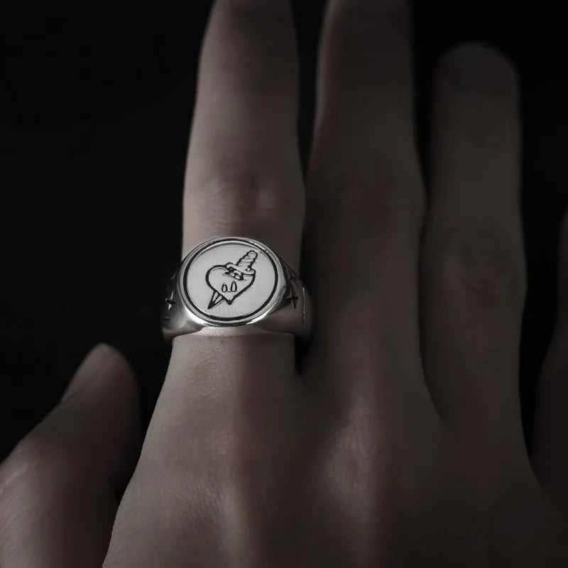 Dagger Heart Ring