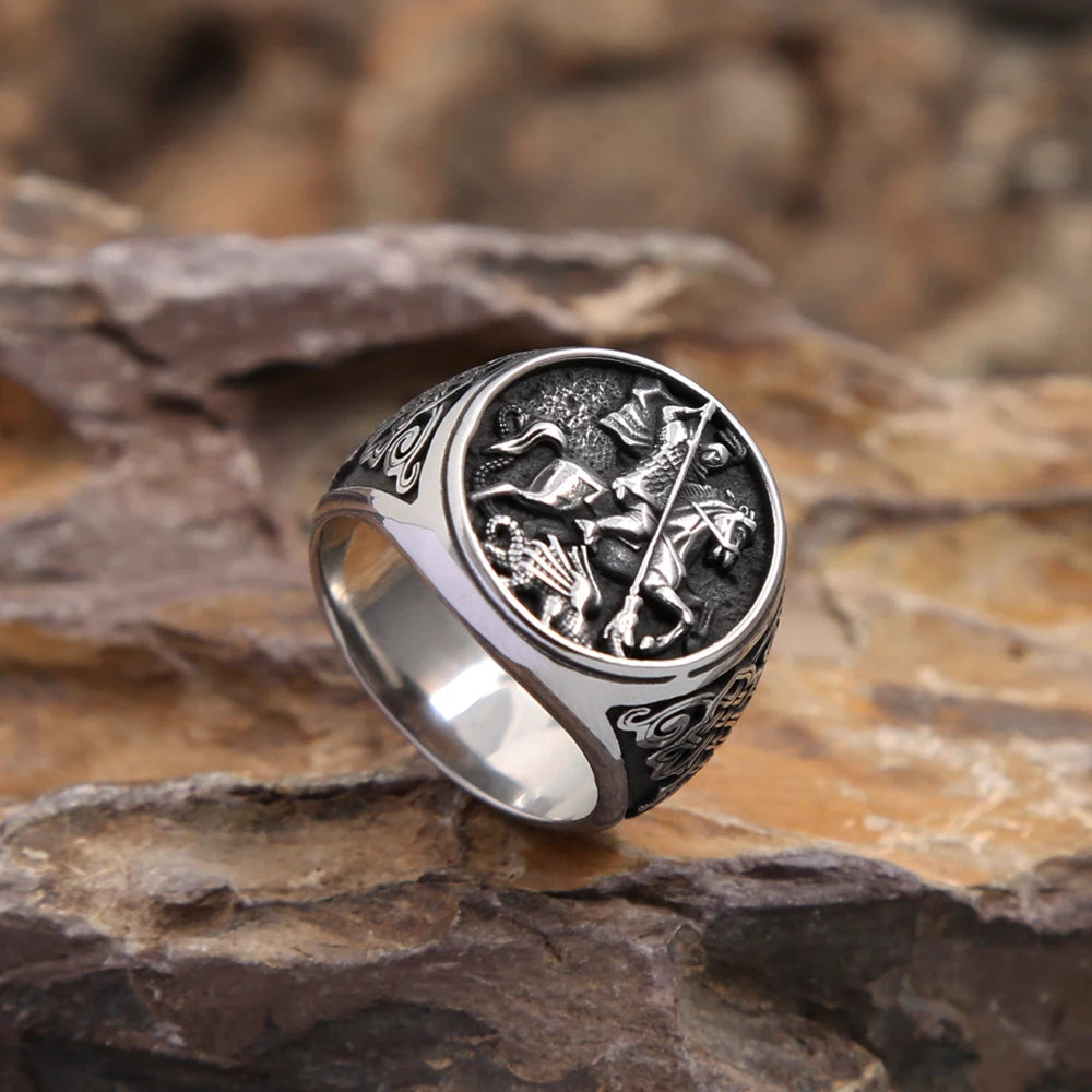 Punk Knight Celtic Ring