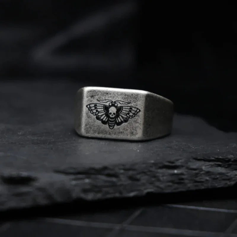 Death Moth Ring