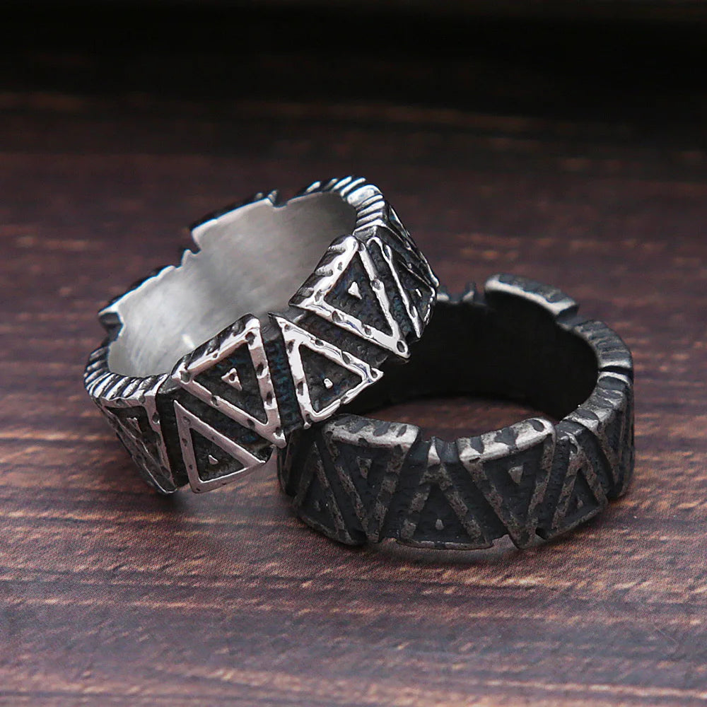 Viking Valknut Amulet Ring