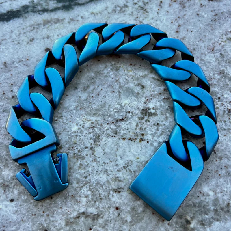 Blue Cuban Bracelet