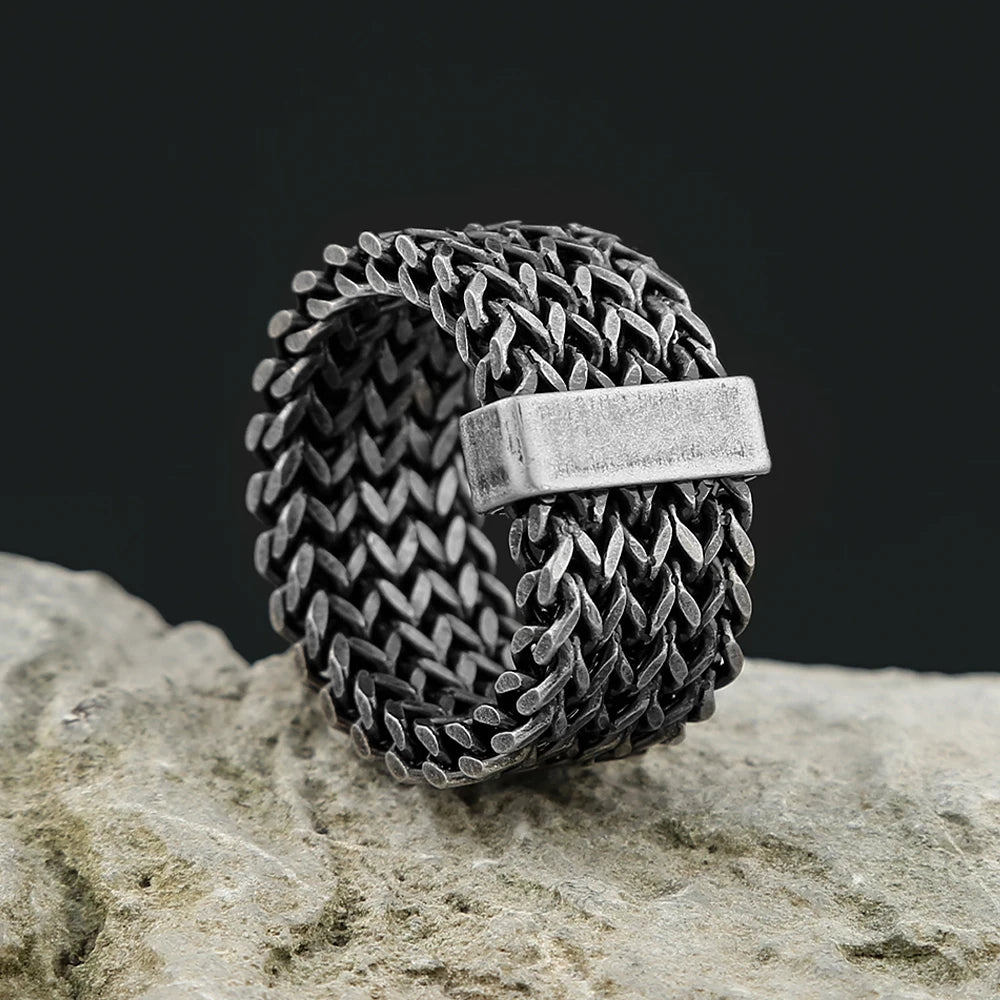 Chain Link Mesh Ring