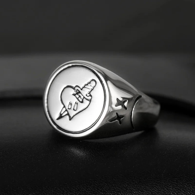 Dagger Heart Ring