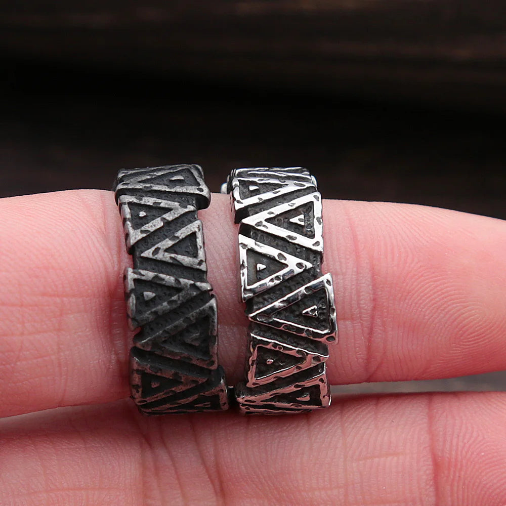 Viking Valknut Amulet Ring