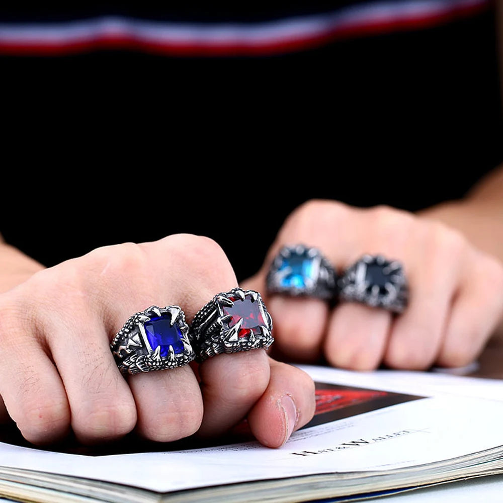 Dragon Claw Stone Ring