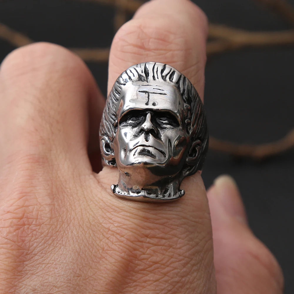Frankenstein Skull Ring