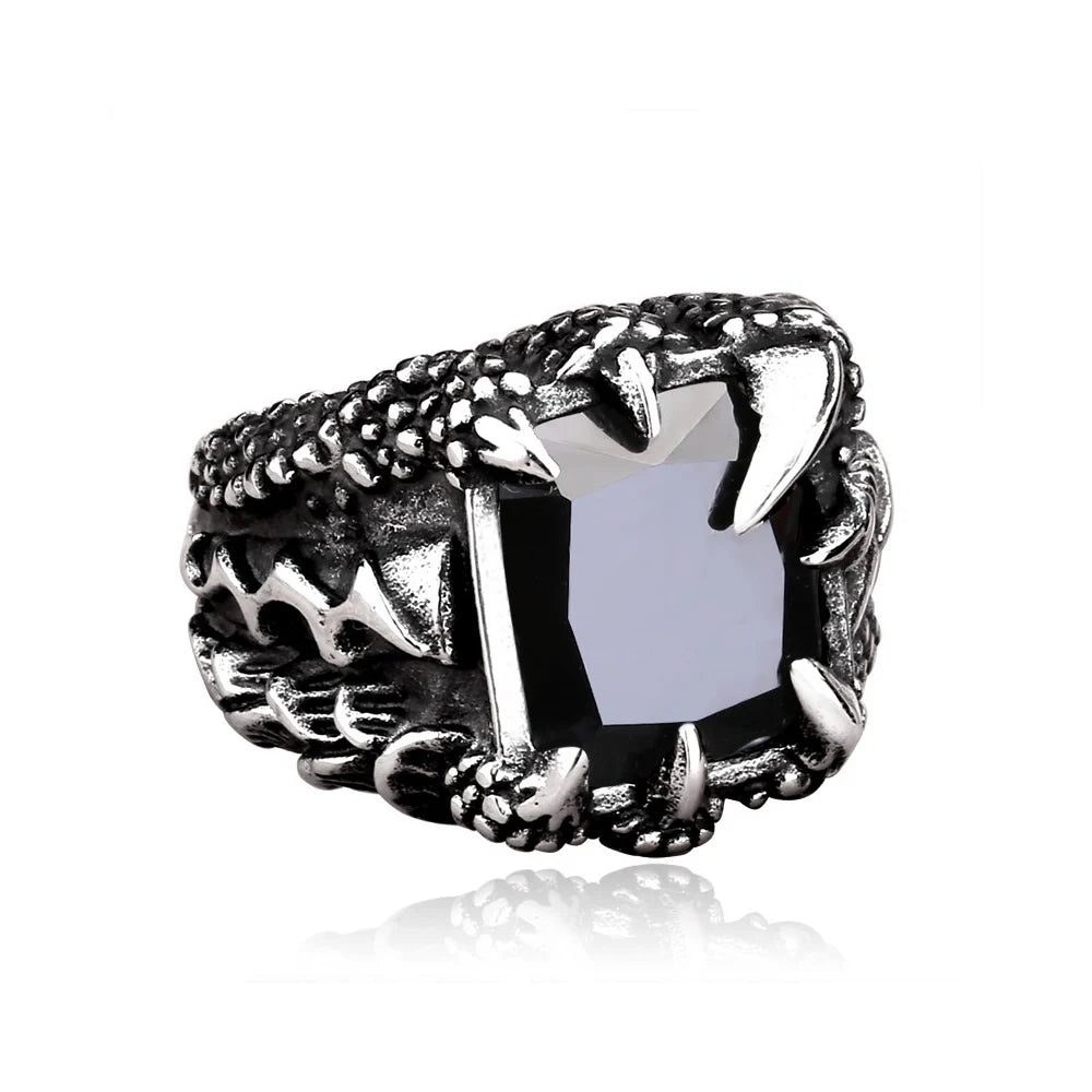 Dragon Claw Stone Ring