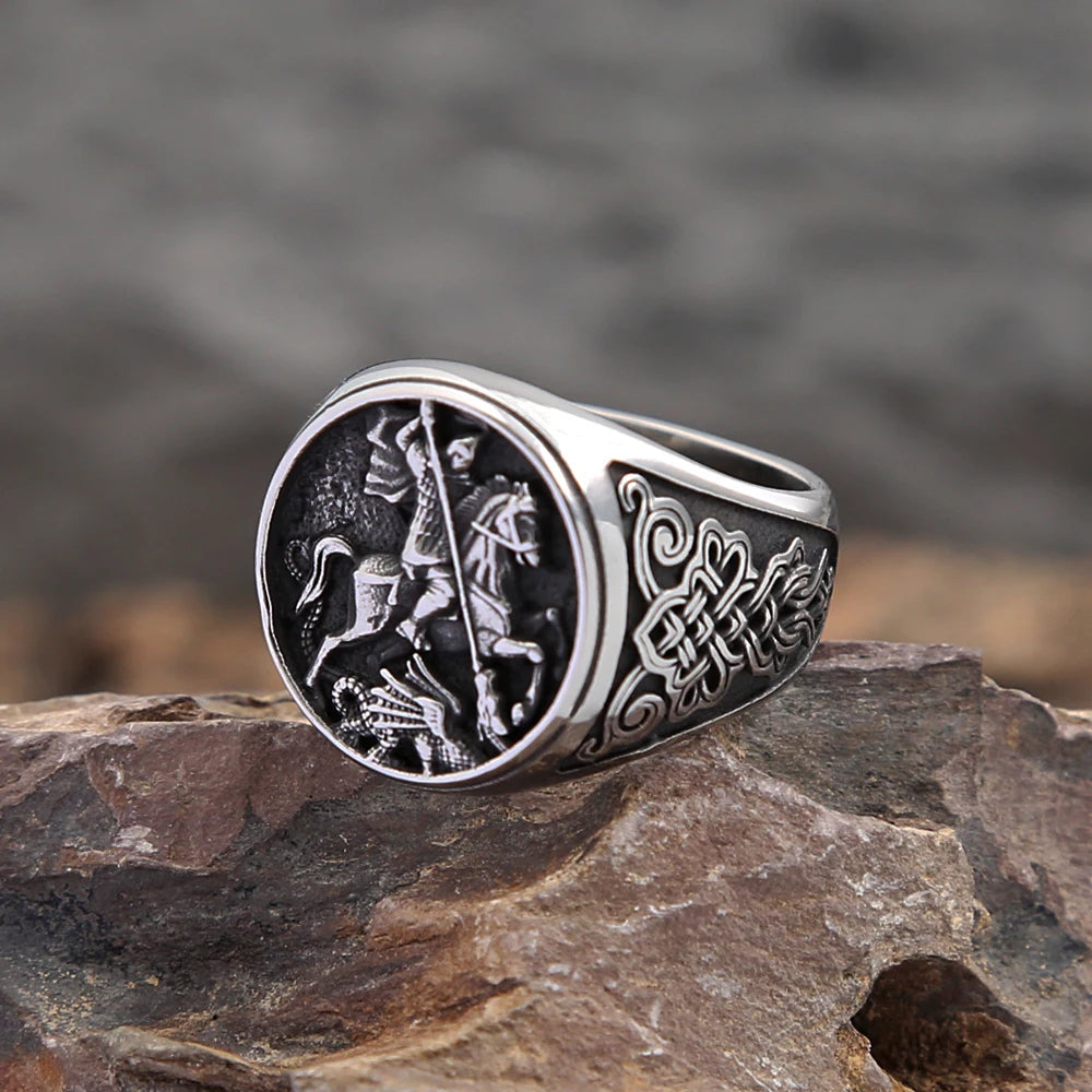 Punk Knight Celtic Ring
