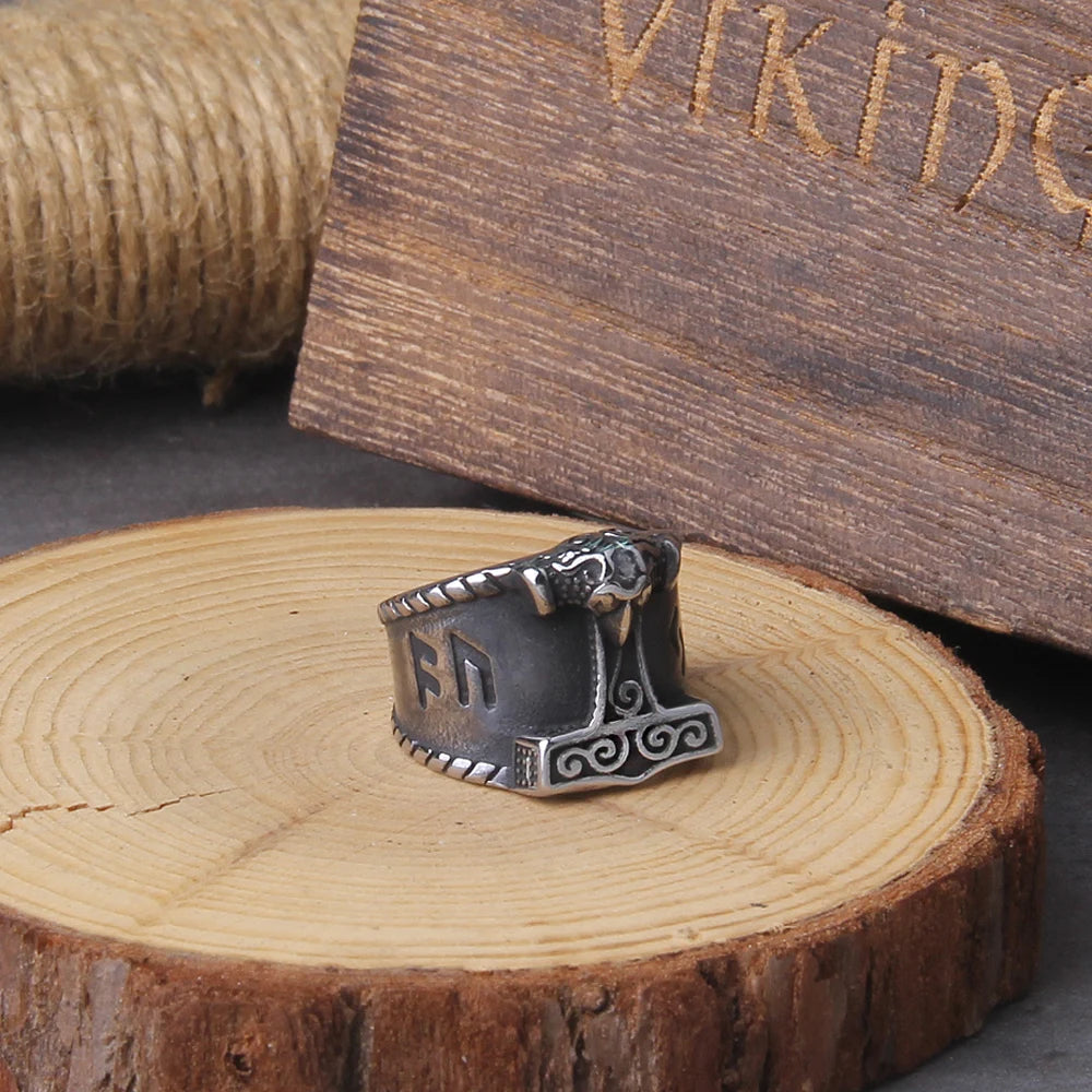 Odin’s Hammer Knot Ring