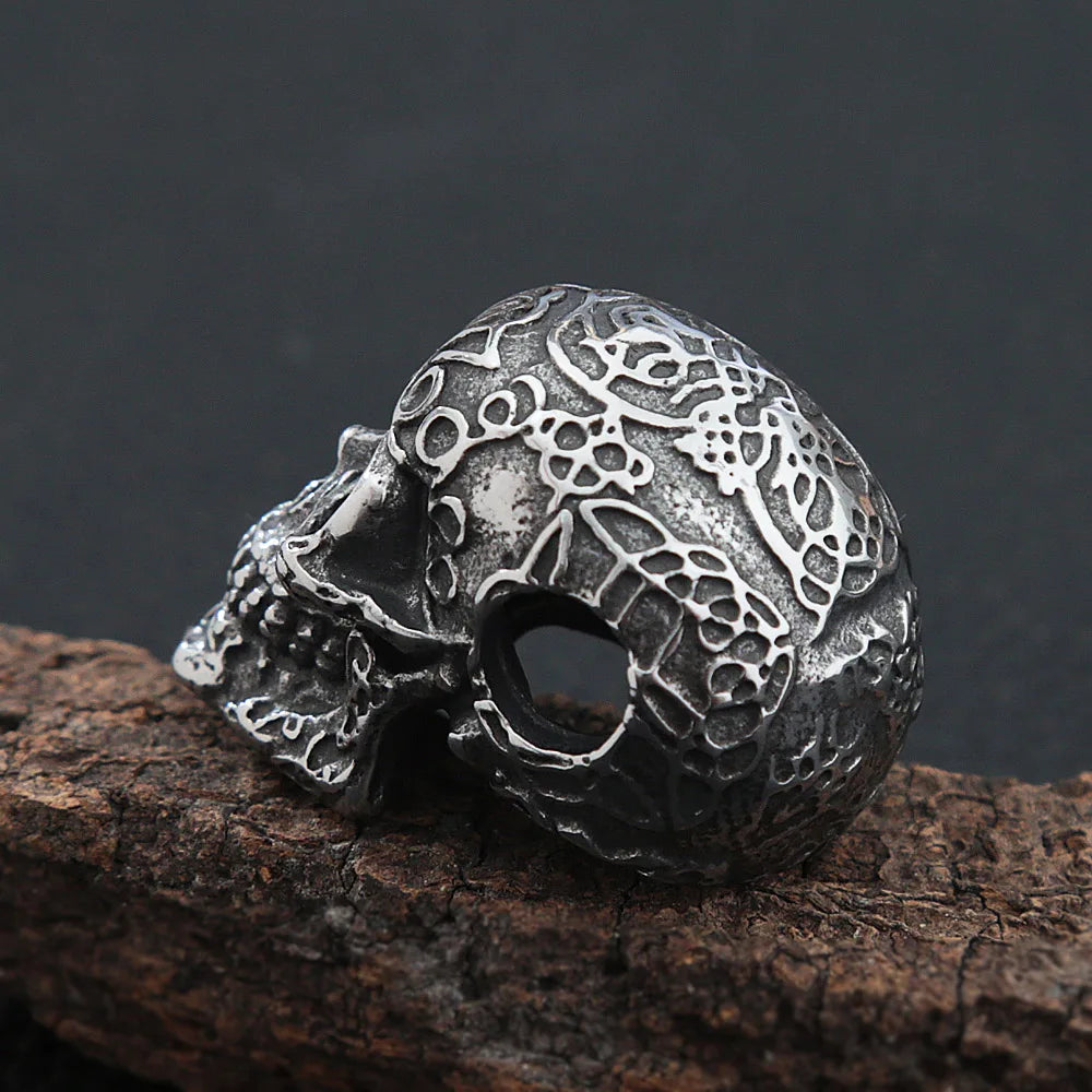 Skull Pendant Biker Necklace