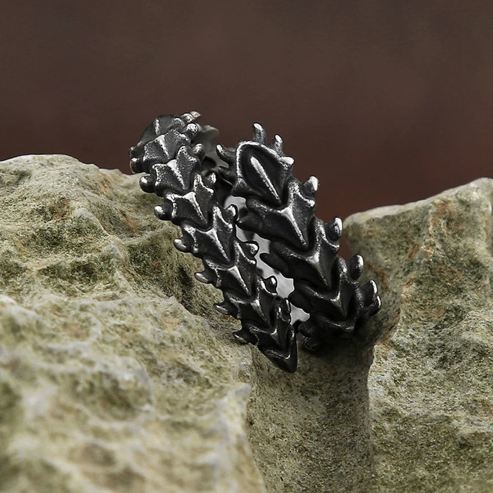 Vintage Gothic Dragon Bone Ring
