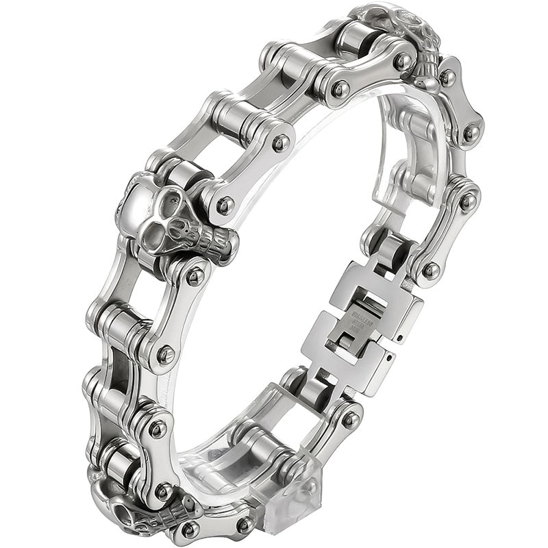 Rebel Spirit Skull Bracelet - 23cm Length