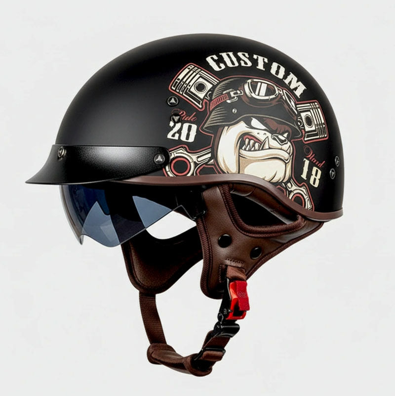 Cruiser Retro Helmet | DOT Approved