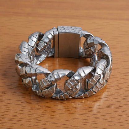 Serpent Coil Bracelet - 24cm Length