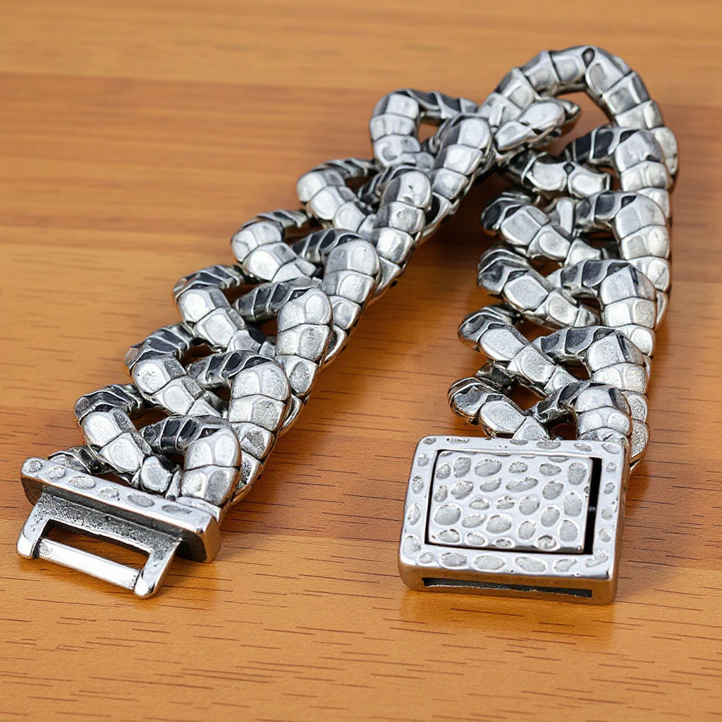 Serpent Coil Bracelet - 24cm Length