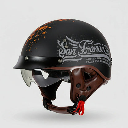 Cruiser Retro Helmet | DOT Approved