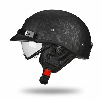 Retro Chopper 1/2 Motorcycle Helmet | DOT & ECE Approved