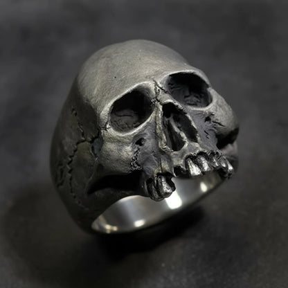 Iron Ghost Skull Ring