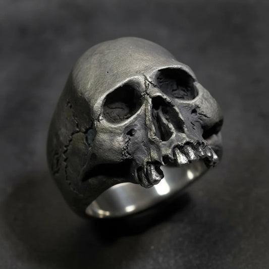 Iron Ghost Skull Ring